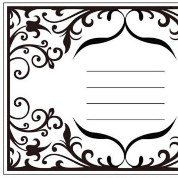 mpress A2 Embossing Folder - INVITATION - Picture 4 of 6